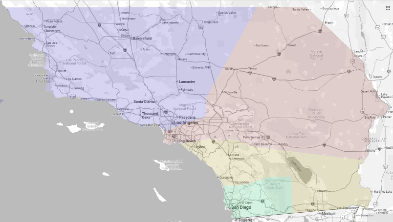 Regional Sales Map